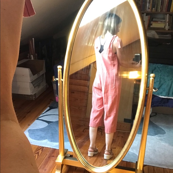 Urban Romantics Orange Wide Leg Jumpsuit, EUC, S - Picture 10 of 14